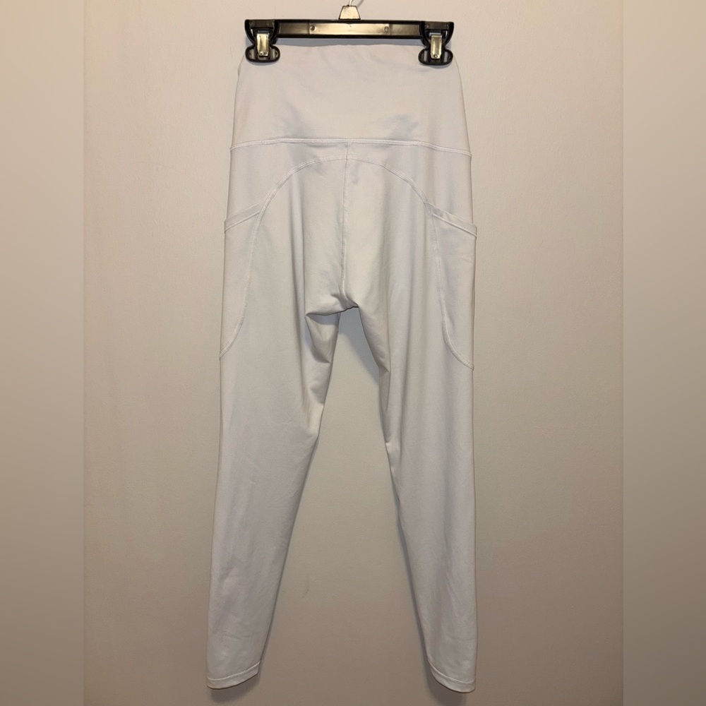 Bluish-White Leggings With Pockets | SM - Picture 3 of 7